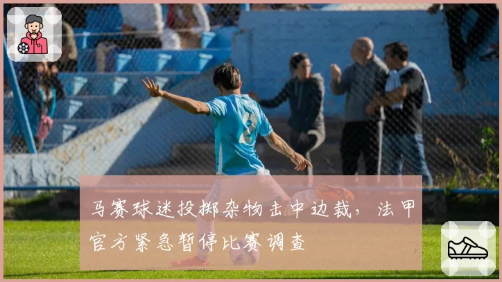 马赛球迷投掷杂物击中边裁，法甲官方紧急暂停比赛调查